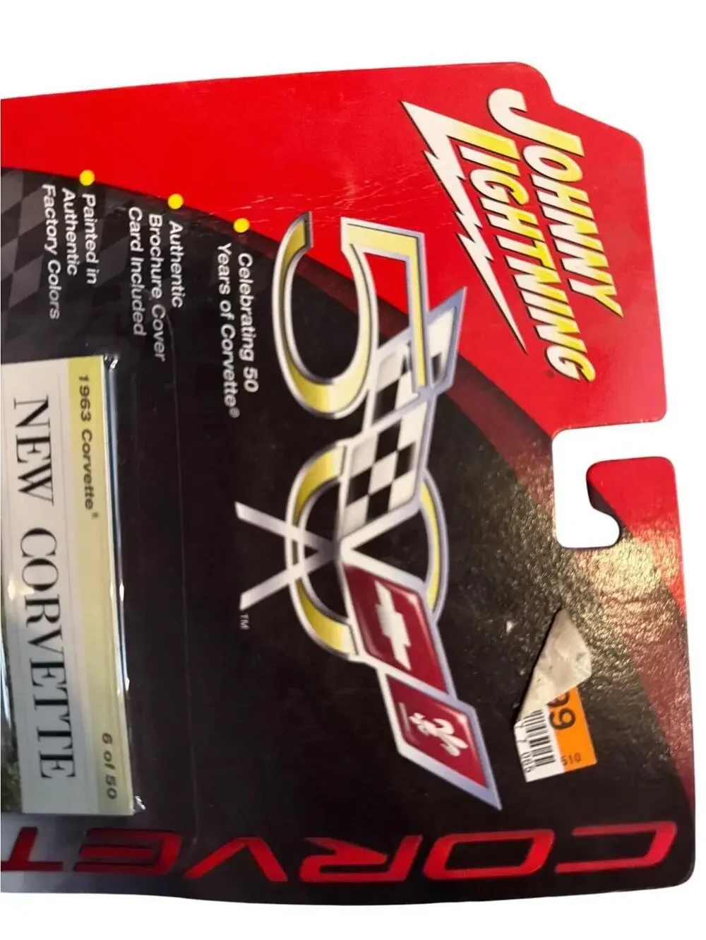 Johnny Lightning 1963 Corvette Diecast Model Gold 6 Of 50 Celebrating 50 Years A